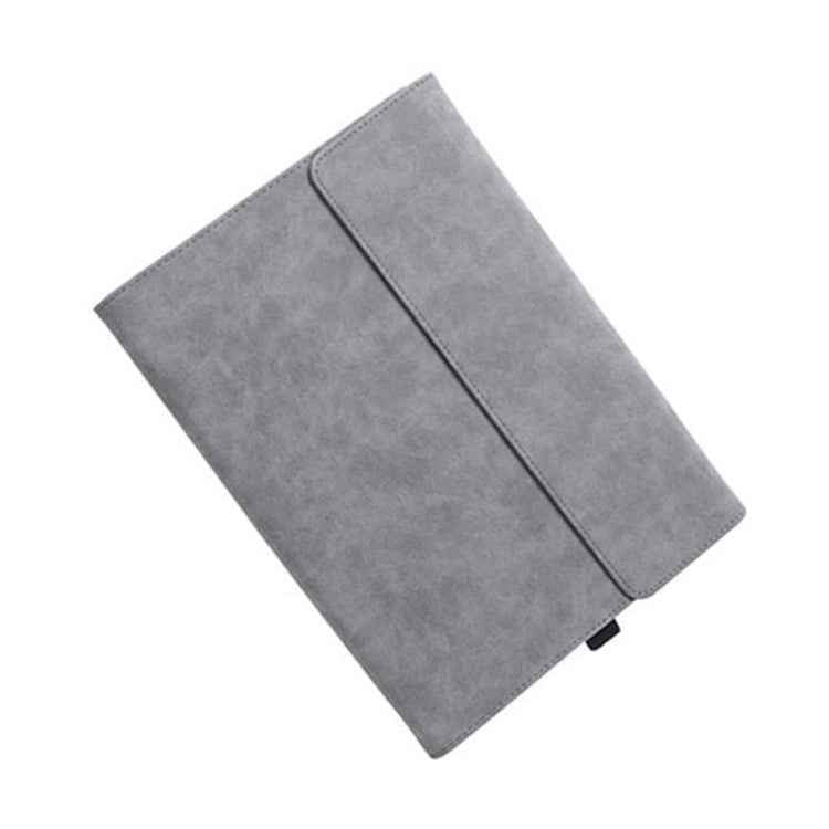 For Microsoft Surface Pro 7 / 7+ South African Sheepskin Magnetic Horizontal Flip Leather Case with Pen Slot & Holder