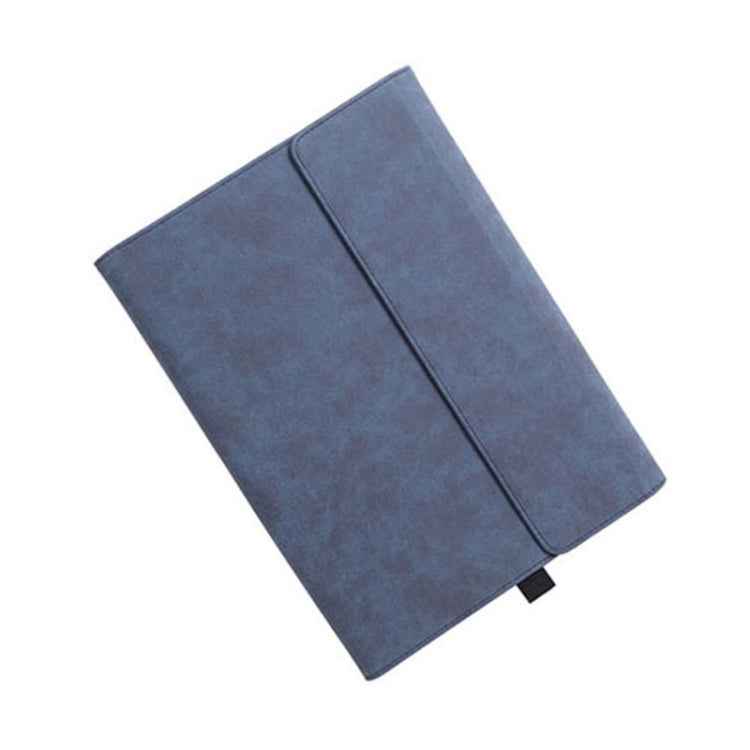 For Microsoft Surface Pro 7 / 7+ South African Sheepskin Magnetic Horizontal Flip Leather Case with Pen Slot & Holder
