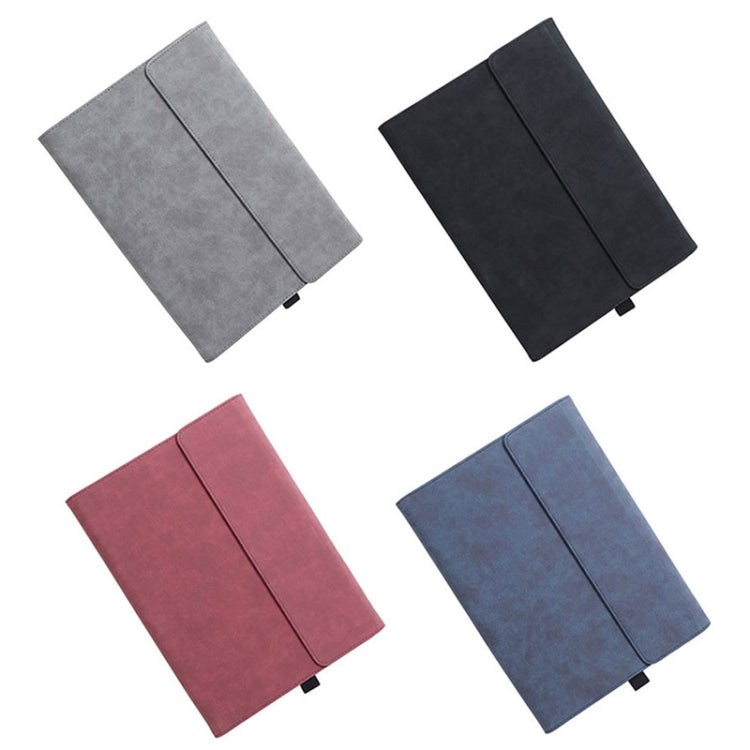 For Microsoft Surface Pro 7 / 7+ South African Sheepskin Magnetic Horizontal Flip Leather Case with Pen Slot & Holder, Case