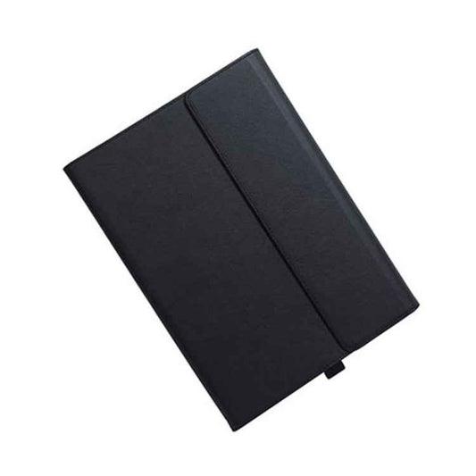 For Microsoft Surface Pro 7 / 7+ Microfiber Lambskin Texture Magnetic Horizontal Flip Leather Case with Pen Slot & Holder