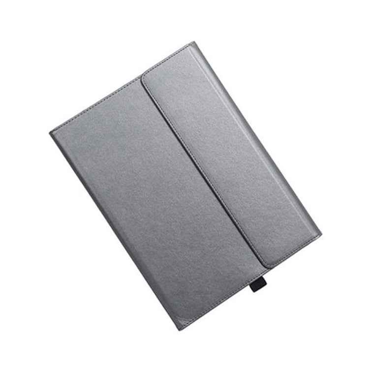For Microsoft Surface Pro 7 / 7+ Microfiber Lambskin Texture Magnetic Horizontal Flip Leather Case with Pen Slot & Holder