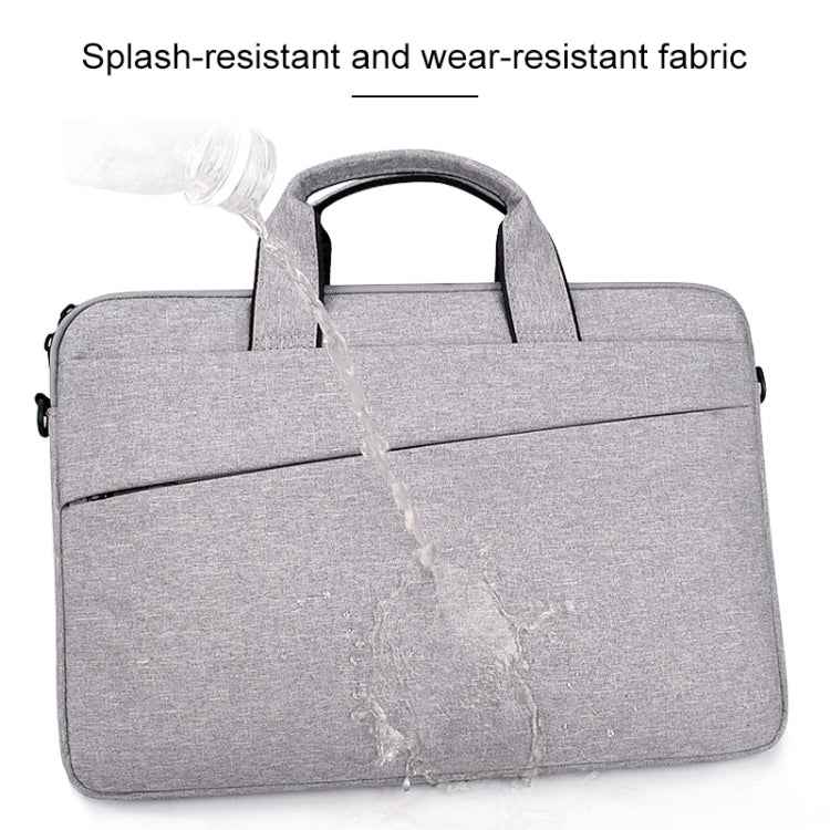 ST03S 14.1 inch Double Side Pockets Wearable Oxford Cloth Soft Handle Portable Laptop Tablet Bag