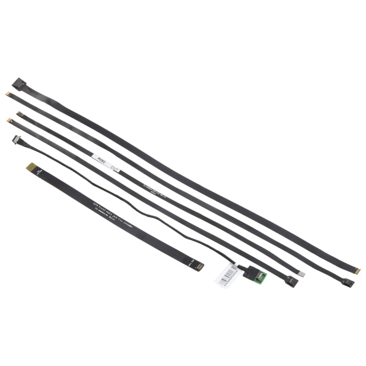 For MacBook Series 6 in 1 Audio Jack / Battery / Microphone / Speaker / Camera / Power Fingerprint Button Extension Testing Flex Cable, For MacBook Series