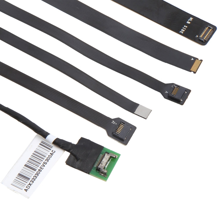 For MacBook Series 6 in 1 Audio Jack / Battery / Microphone / Speaker / Camera / Power Fingerprint Button Extension Testing Flex Cable, For MacBook Series