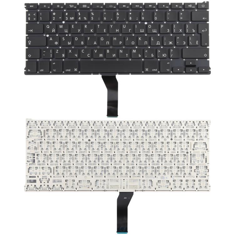 For MacBook Air 13 inch A1466 A1369 2011-2015 Big Carriage Return RU Version Keyboard, A1466 A1369 (RU Big Enter Version)