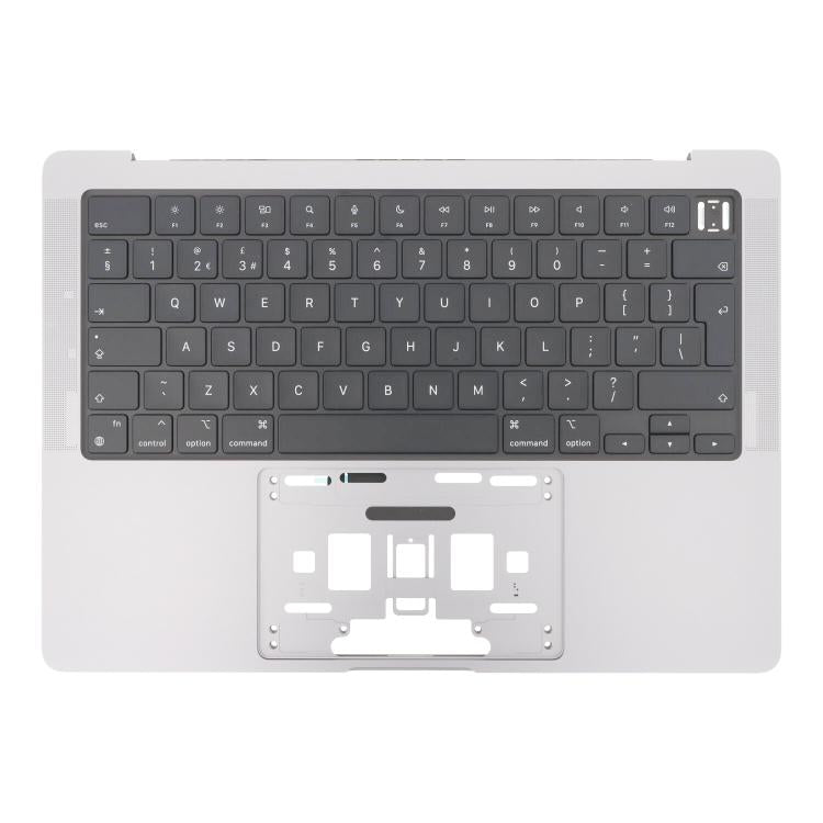 For MacBook Pro 14 inch 2021 A2442 / 2023 A2779 Big Backspace Version UK Keyboard with C Shell, A2442 2021 / A2779 2023, A2442 / 2023 A2779