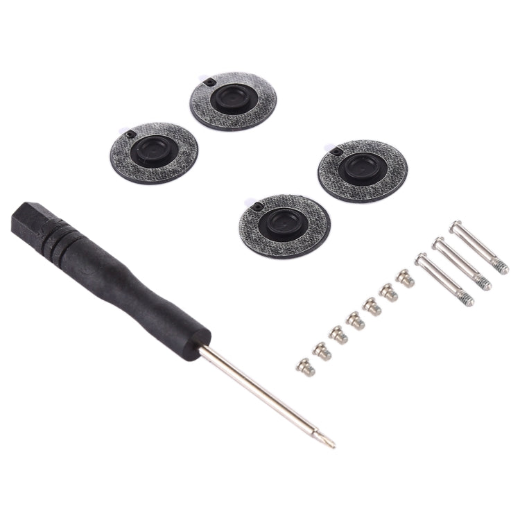 3 in 1/Set Bottom Rubber Cooling Mat + Screws + Screwdriver for Macbook Pro A1278 A1286 A1297, A1278