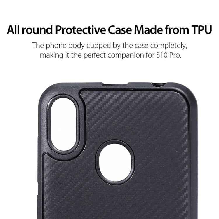 Carbon Fiber Texture TPU Protective Case for Ulefone S10 Pro