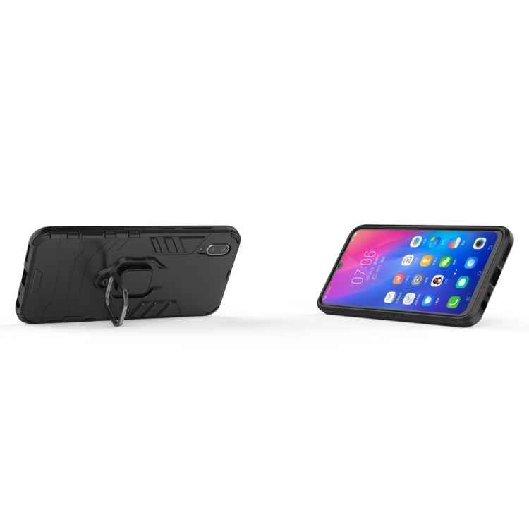 PC + TPU Shockproof Protective Case for Vivo Y97, with Magnetic Ring Holder