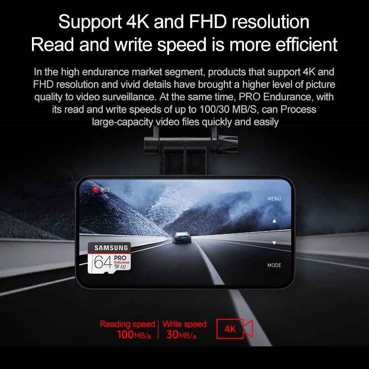 Original Samsung Pro Endurance 128GB Video Surveillance Micro SD Memory Card
