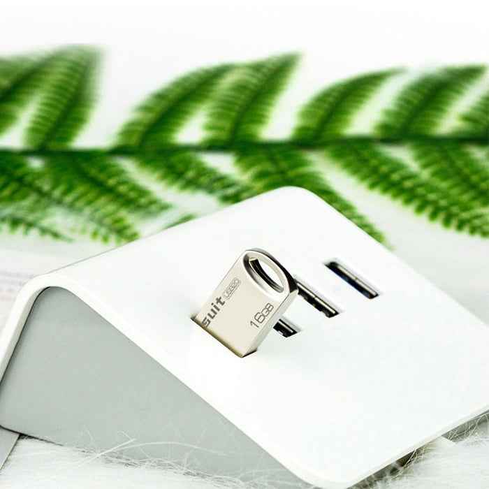Zsuit 4GB USB 2.0 Mini Metal Ring Shape USB Flash Disk