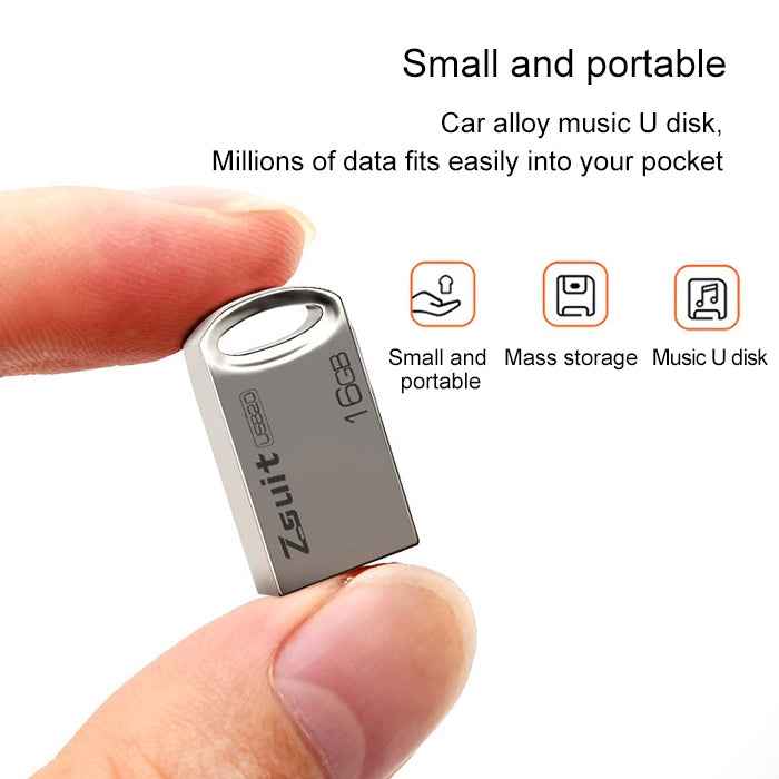 Zsuit 32GB USB 2.0 Mini Metal Ring Shape USB Flash Disk