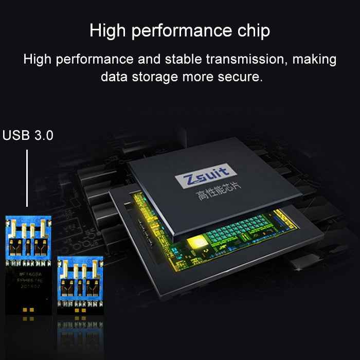 Zsuit 64GB USB 3.0 Mini Metal Ring Shape USB Flash Disk