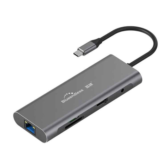 Blueendless 9 In 1 Multi-function Type-C / USB-C HUB Expansion Dock