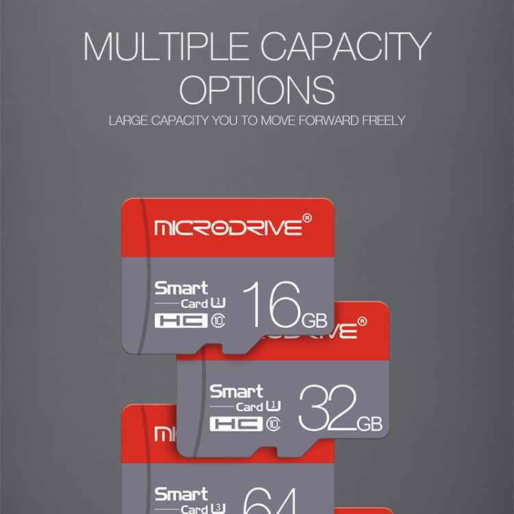 Microdrive 16GB High Speed Class 10 Micro SD(TF) Memory Card, 16GB