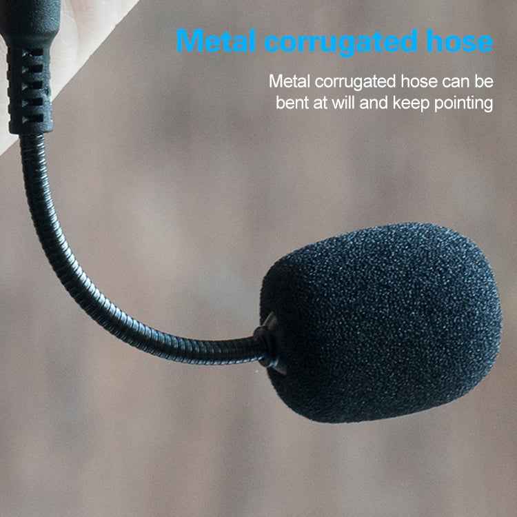 ZJ002MR-01 4 Level Pin 3.5mm Plug Bluetooth Wireless Interpreter Tour Guide Megaphone Straight Microphone