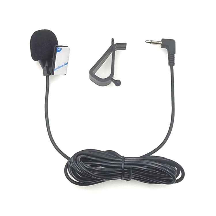 ZJ015MR Mono 2.5mm Angle Head Plug Car Navigation DVD External Paste Microphone, Length: 3m