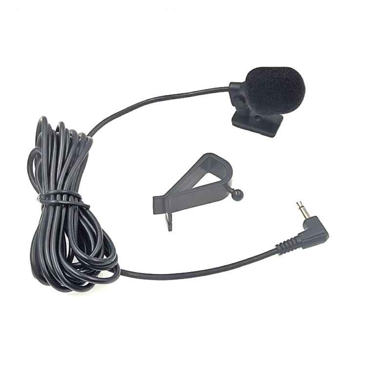 ZJ015MR Mono 3.5mm Angle Head Plug Car Navigation DVD External Paste Microphone, Length: 3m