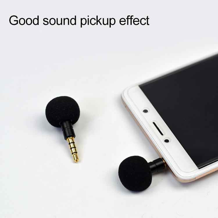 ZJ040MR Stereo 3.5mm Mobile Phone Tablet Laptop Electronic Equipment Mini Straight Microphone