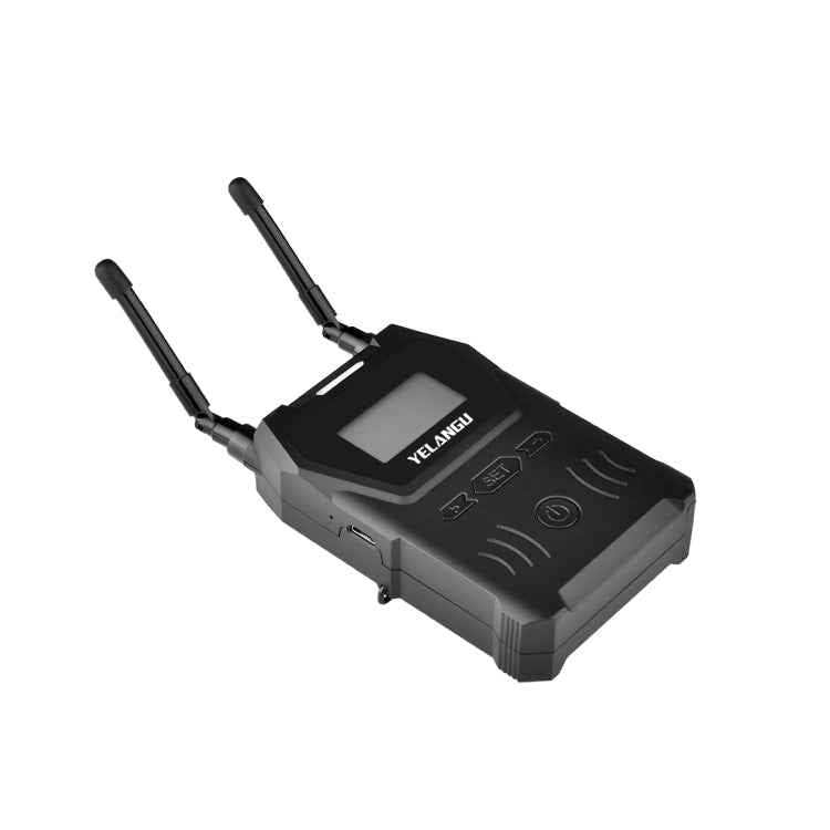 YELANGU YLG9929B MX4 Dual-Channel 100CH UHF Wireless Microphone System with 2 Transmitters and Receiver for DSLR Cameras and Video Cameras
