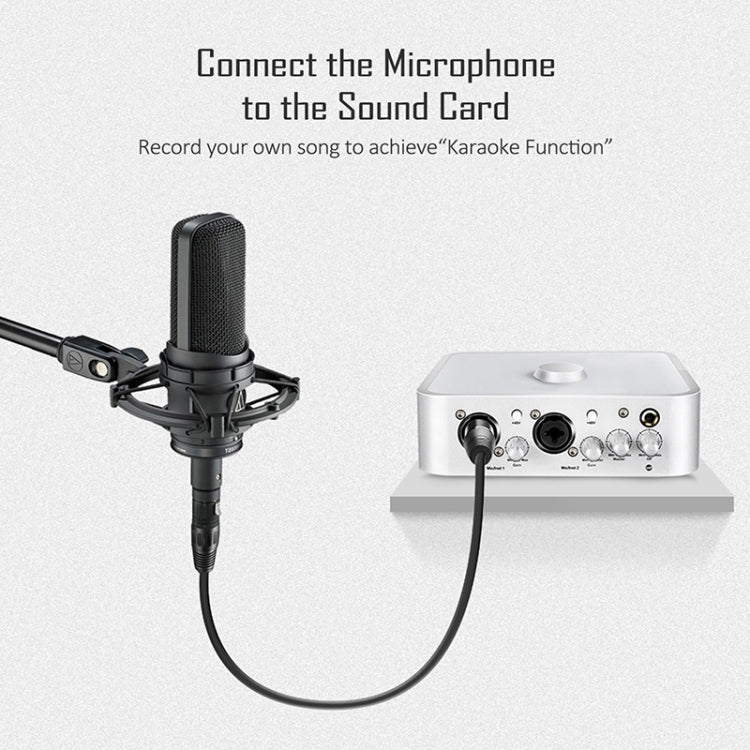 3m 3-Pin XLR Male to XLR Female MIC Shielded Cable Microphone Audio Cord, Length: 3m