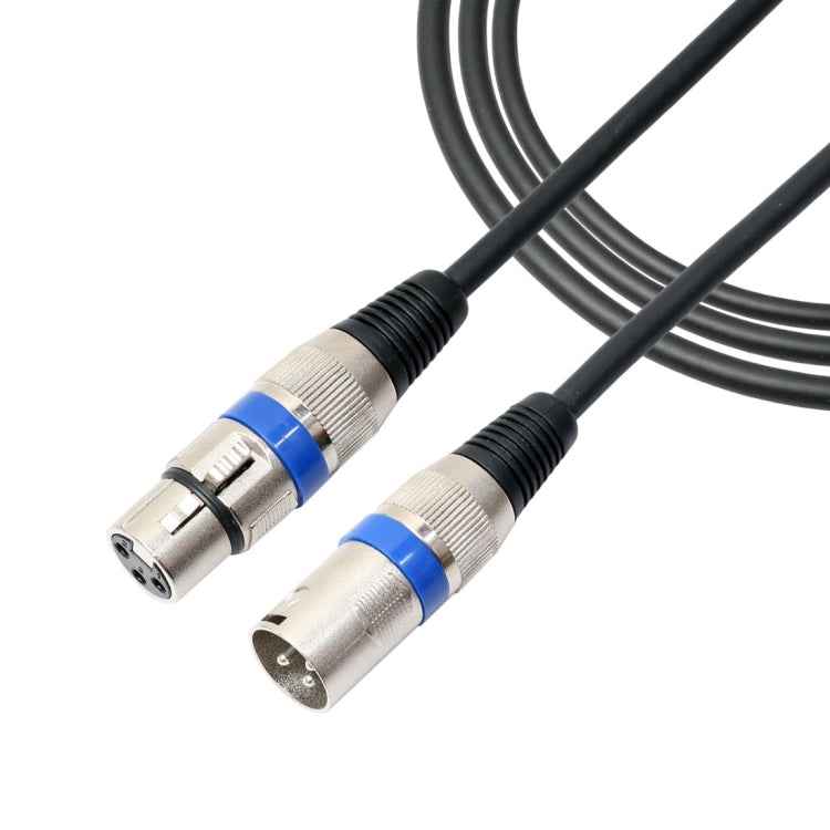 3m 3-Pin XLR Male to XLR Female MIC Shielded Cable Microphone Audio Cord, Length: 3m (Blue)
