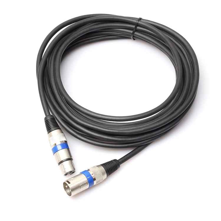1m 3-Pin XLR Male to XLR Female MIC Shielded Cable Microphone Audio Cord, Length: 1m (Blue)