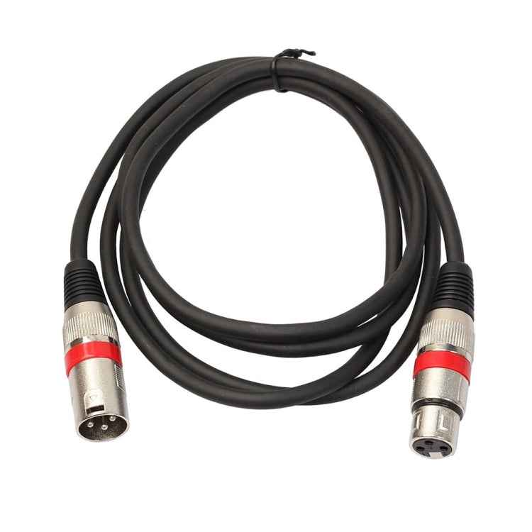 1.8m 3-Pin XLR Male to XLR Female MIC Shielded Cable Microphone Audio Cord, Length: 1.8m (Red)