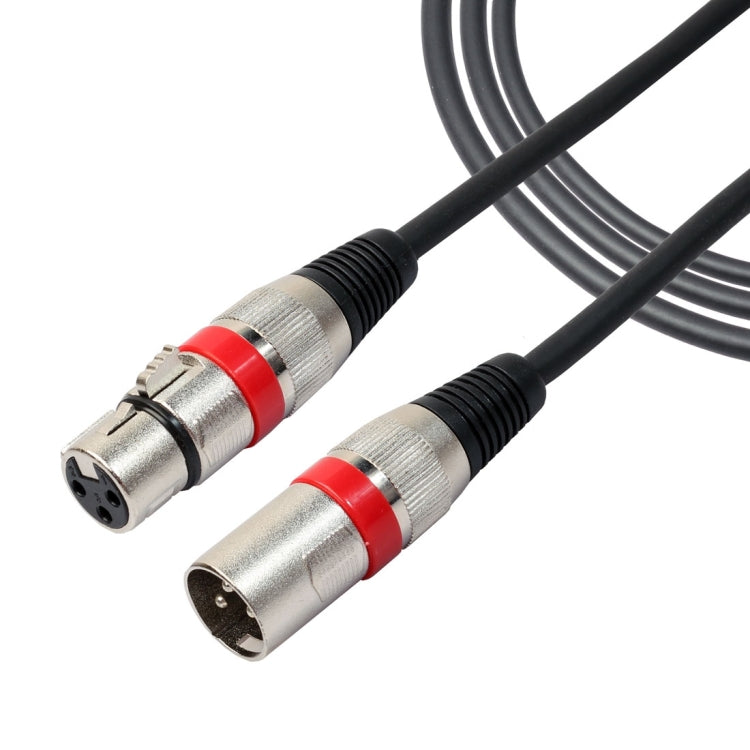 10m 3-Pin XLR Male to XLR Female MIC Shielded Cable Microphone Audio Cord, Length: 10m (Red)