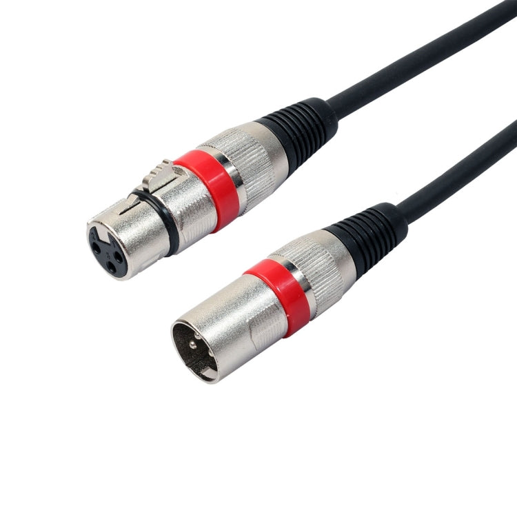 10m 3-Pin XLR Male to XLR Female MIC Shielded Cable Microphone Audio Cord, Length: 10m (Red)