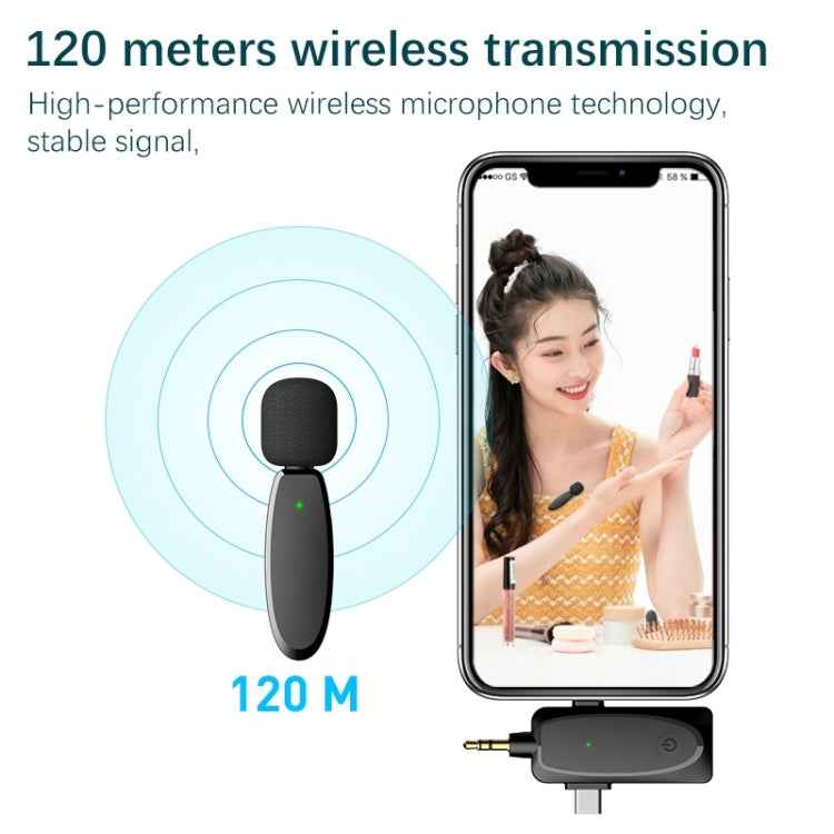 AP003 Mini Smart Noise Reduction Wireless Lavalier Microphone