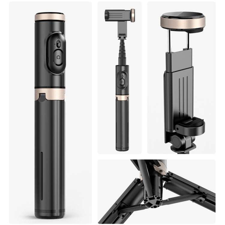 Q12 Hidden Design Reinforced Bluetooth Remote Control Tripod Selfie Stick, Q12 (Black), Q12s (Pink), Q12 (White)