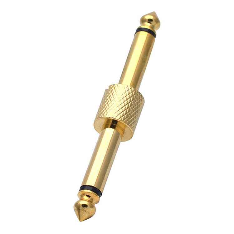 6.35mm 1/4 inch Male to Male Guitar Effect Pedal Connector Electric Pedal Board Adapter