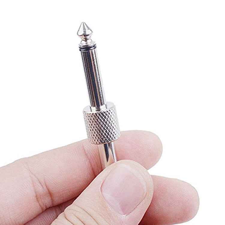 6.35mm 1/4 inch Male to Male Guitar Effect Pedal Connector Electric Pedal Board Adapter