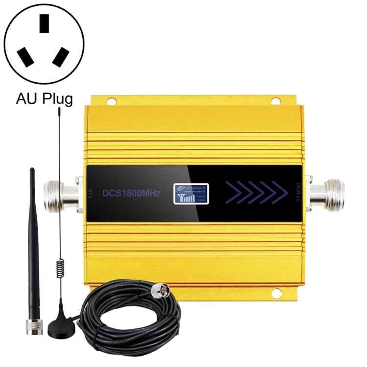 DCS-LTE 4G Phone Signal Repeater Booster, US Plug(Silver)