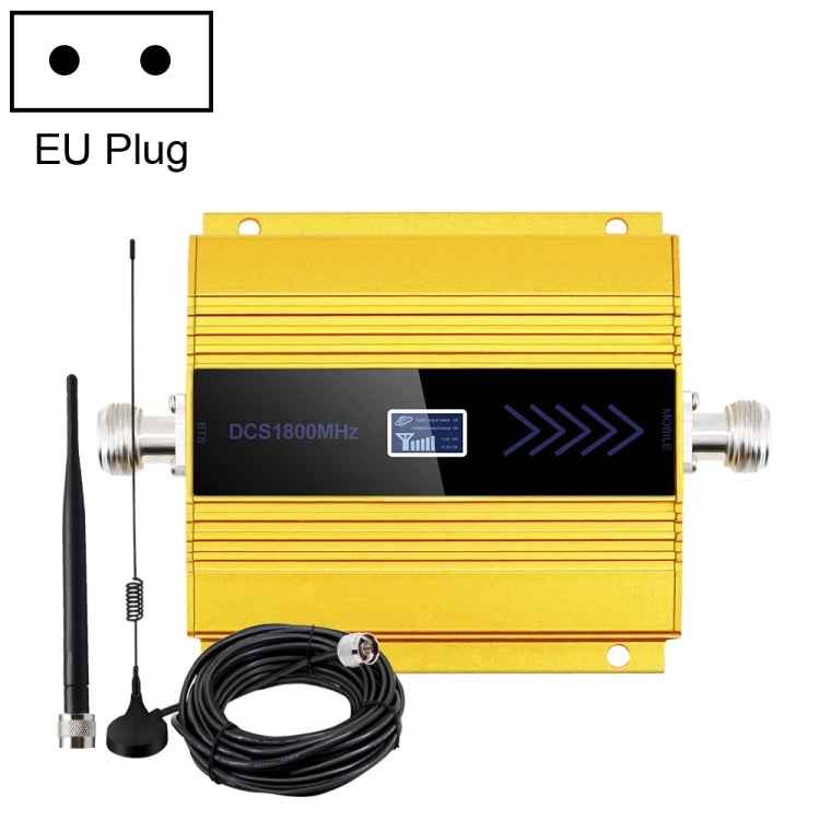 DCS-LTE 4G Phone Signal Repeater Booster, US Plug(Silver)