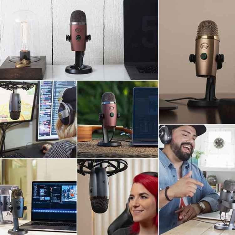 Logitech Blue Yeti Nano Condenser Digital USB Live Broadcast Microphone