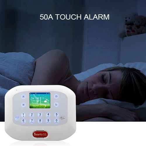 DY-GSM50A 8 in 1 Kit  315MHz / 433MHz Wireless GSM/PSTN Intelligent Anti-Burglar Alarm System, Touch Panel LCD Screen