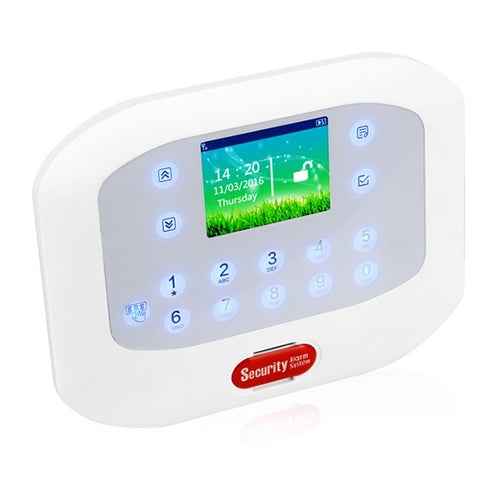 DY-GSM50A 8 in 1 Kit  315MHz / 433MHz Wireless GSM/PSTN Intelligent Anti-Burglar Alarm System, Touch Panel LCD Screen