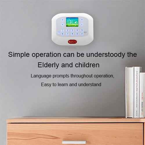 DY-GSM50A 8 in 1 Kit  315MHz / 433MHz Wireless GSM/PSTN Intelligent Anti-Burglar Alarm System, Touch Panel LCD Screen