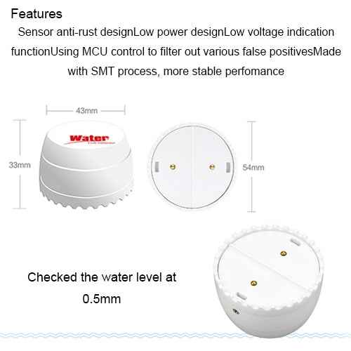 DY-SQ100B Water Leakage Detector with Two Sensors