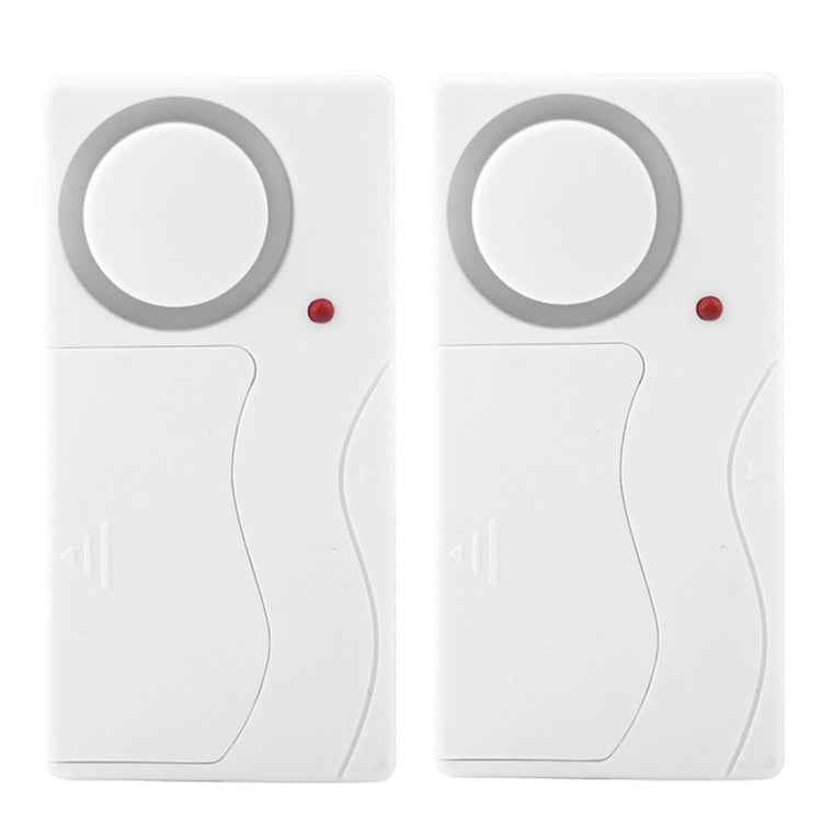 Home Security Wireless Remote Control Door Window Siren Magnetic Sensor Alarm Warning, 1 Remote Controller + 2 Magnetic Sensors