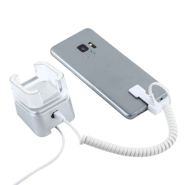 Mobile Phone Anti-theft Alarm Display Stand with Remote Control for Mobile Phones with Type-C / USB-C Port