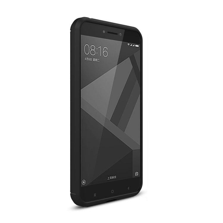 For Xiaomi  Redmi 4X  Brushed Carbon Fiber Texture Shockproof TPU Protective Cover Case , For Redmi 4X