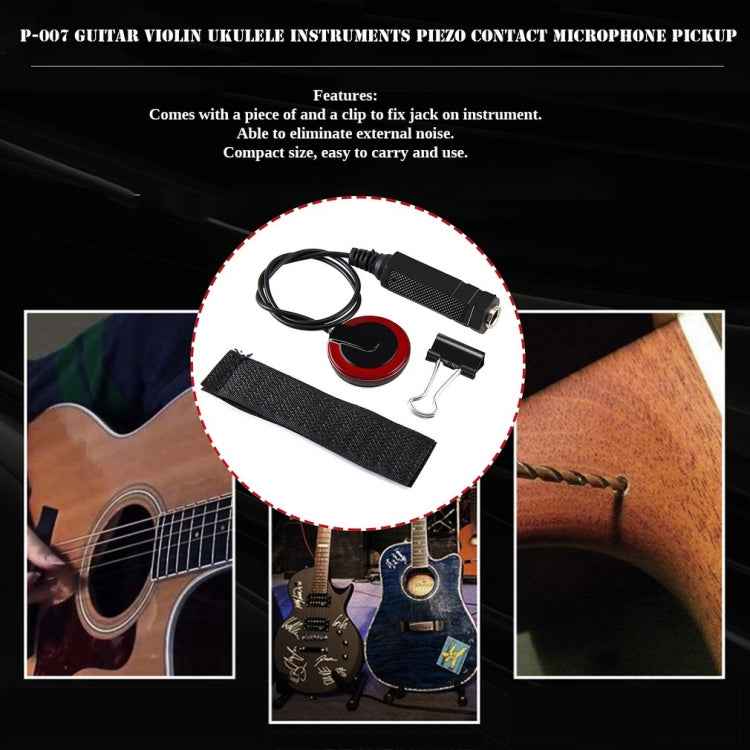 For Wooden Guitar Pasteable Multifunctional Sound Pickup