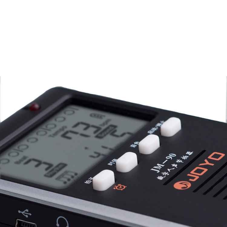 JOYO JM-90 Mini Portable Rechargeable Clip-on LED Indicator Electronic Digital Metronome Tone Generator Tuner for Guitar Violin Ukulele