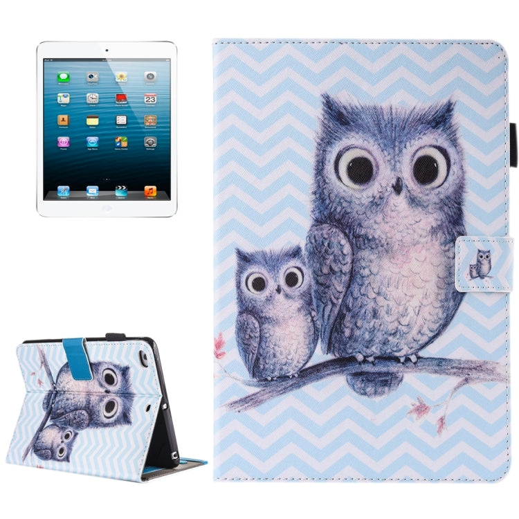 For iPad mini 4 / 3 / 2 / 1 Horizontal Flip Leather Case with Holder & Wallet & Card Slots & Pen Slot
