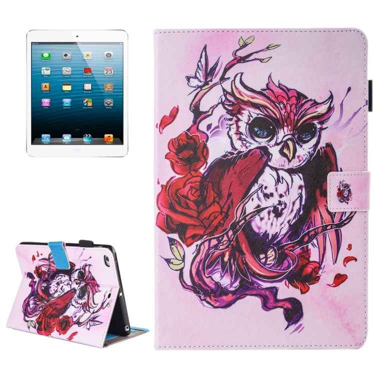 For iPad mini 4 / 3 / 2 / 1 Horizontal Flip Leather Case with Holder & Wallet & Card Slots & Pen Slot