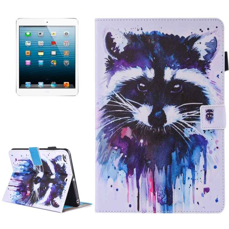 For iPad mini 4 / 3 / 2 / 1 Horizontal Flip Leather Case with Holder & Wallet & Card Slots & Pen Slot