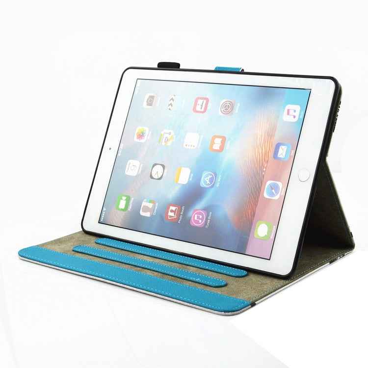 For iPad mini 4 / mini 3 / mini 2 / mini UniversalPattern Horizontal Flip Leather Protective Case with Holder & Card Slots & Sleep